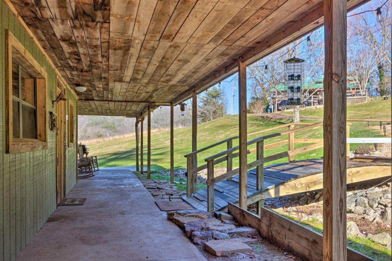 Pet-Friendly Blue Ridge, Cherokee Forest Retreat! Greeneville Bagian luar foto